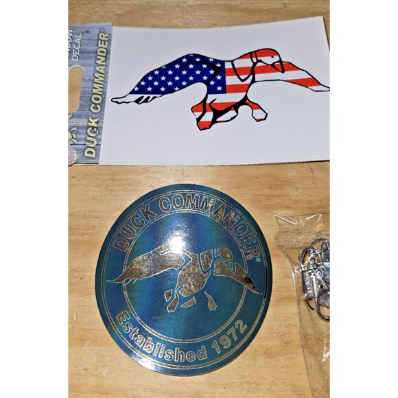 NEW DUCK COMMANDER Call Cut-Down hat 3 decal sticker keychain combo pack cap - Picture 5 of 8